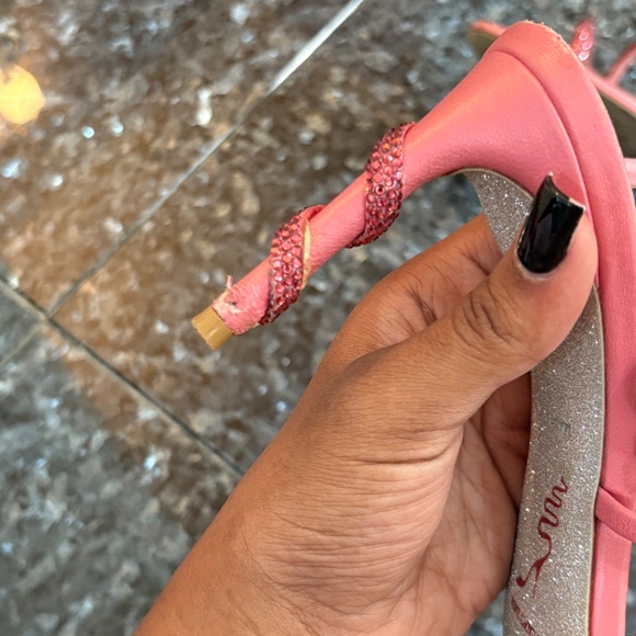 René Caovilla PINK Serpenti Heels - Picture 10 of 10
